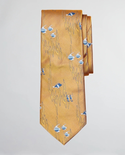 Sea Life Motif Tie