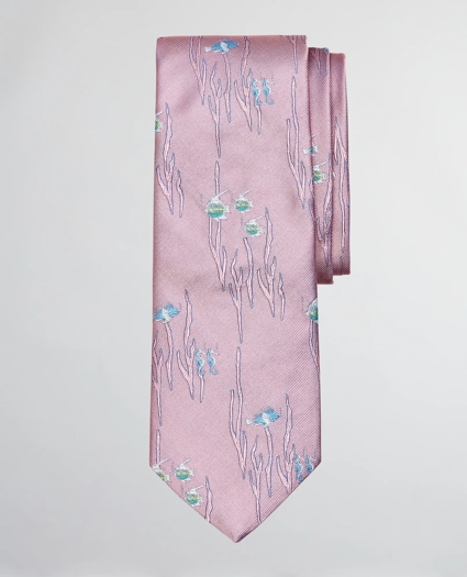Sea Life Motif Tie