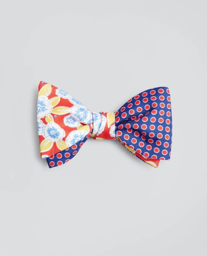 Floral with Dots Bow Tie, image 1