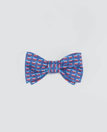 Donkey-Patterned Bow Tie, image 1