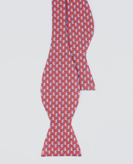 Elephant-Patterned Bow Tie, image 2