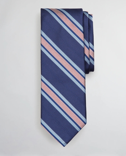 Textured Stripe Tie, image 1