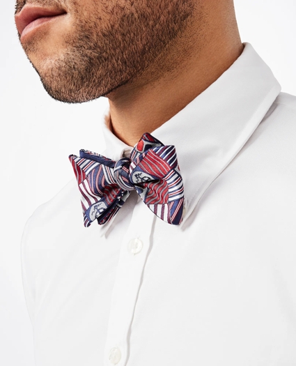 Brooks Brothers x FILA Doubles Reversible Bow Tie, image 2