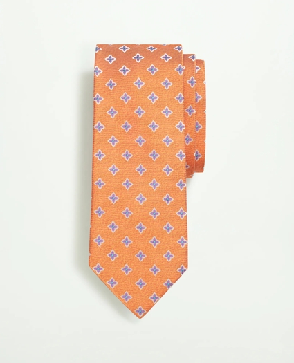 Silk Flower Pattern Tie