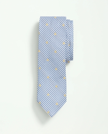 Silk Seersucker Pattern Tie