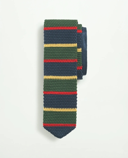 Silk Knit Stripe Tie