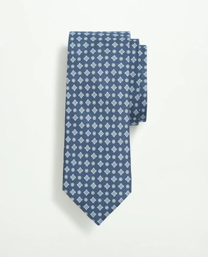 Silk Foulard Print Tie