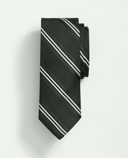 Silk Double Striped Tie