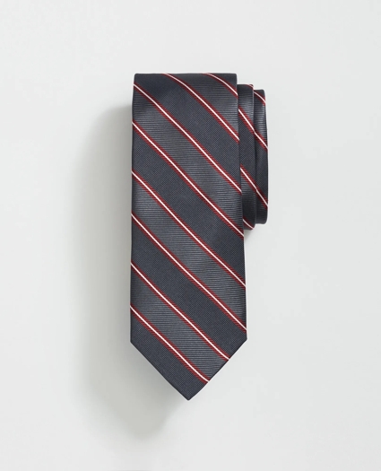 Silk Rep Striped Tie