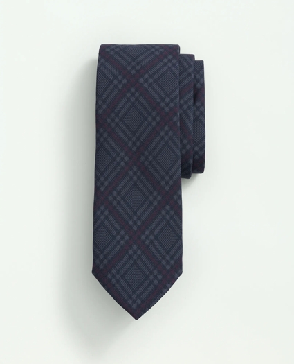 Silk Plaid Madder Tie