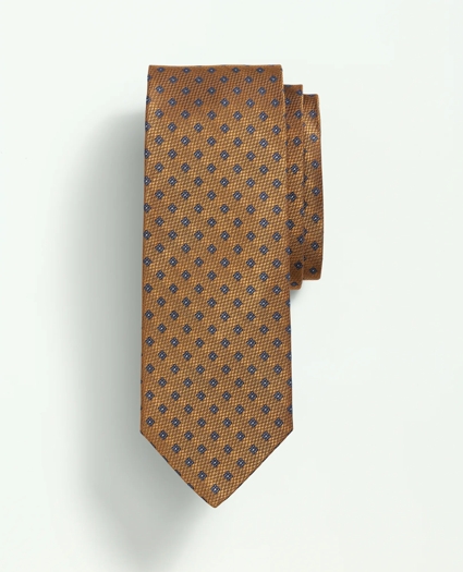 Silk Mini Square Flower Tie