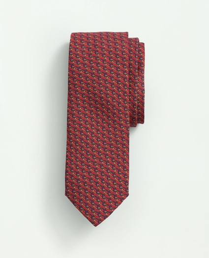 Silk Mini Horsebit Link Tie