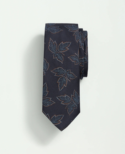 Silk Autumn Leaves Tie
