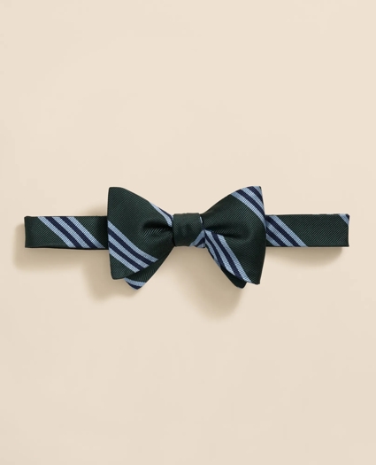 Silk BB#1 Rep Striped Bow Tie, image 1