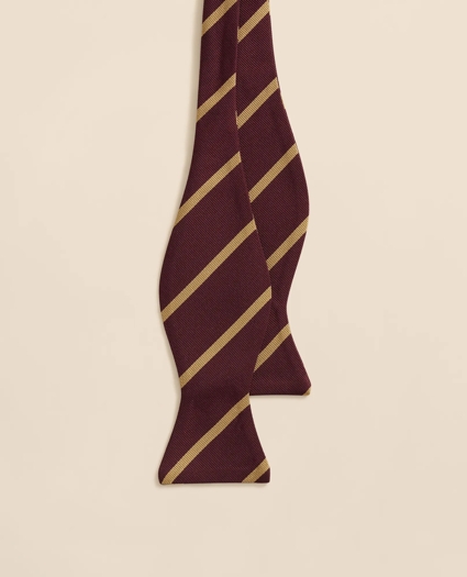 Silk BB#3 Rep Striped Bow Tie, image 2