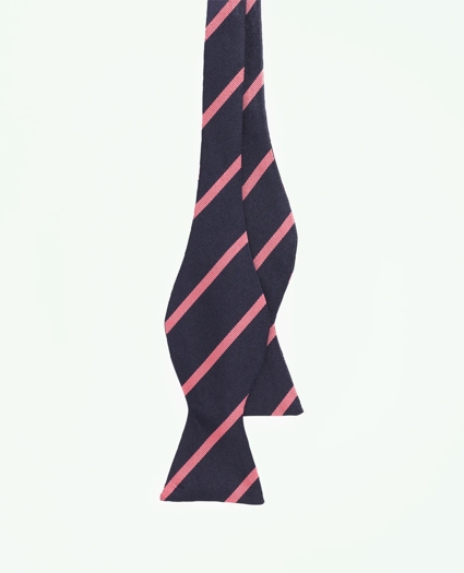Silk BB#3 Rep Striped Bow Tie, image 2