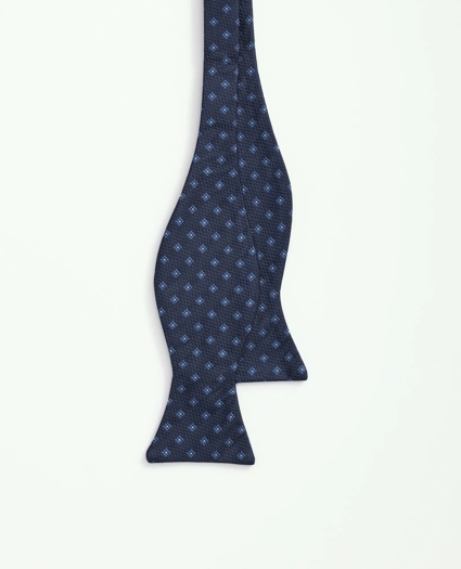 Silk Mini Square Floral Bow Tie, image 2