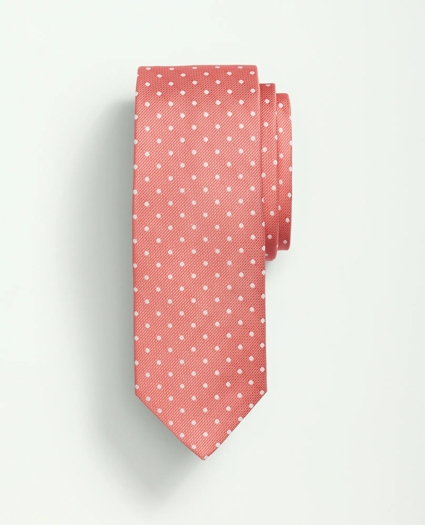 Silk Basketweave Dot Tie