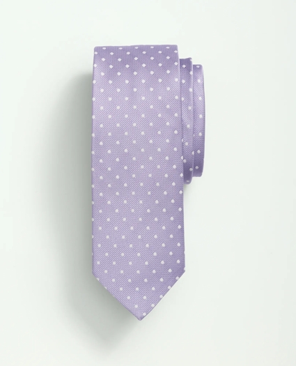 Silk Basketweave Dot Tie