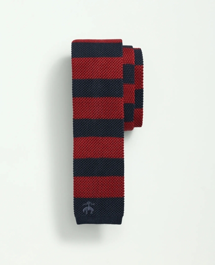 Silk Knit Bold Guard Striped Tie