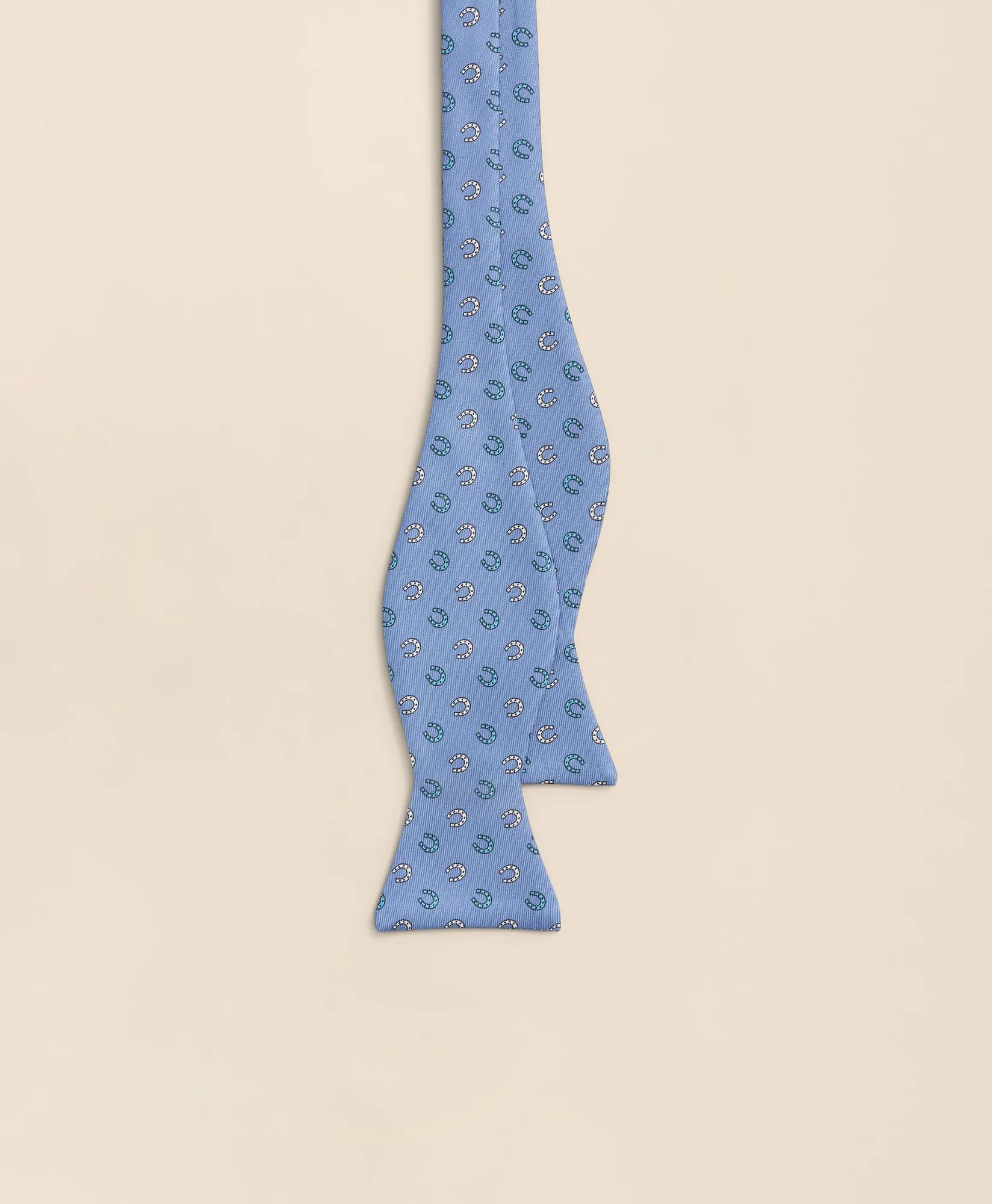 Silk Horseshoe Bow Tie, image 2