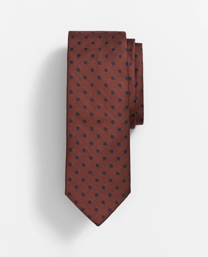 Silk Medium Rep Dot Tie