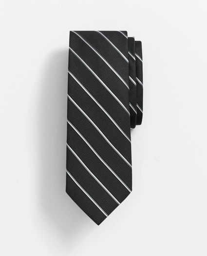 Silk Textured Sidewheeler Stripe Tie