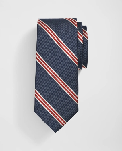 Silk Stars & Stripes Flag Motif Tie, image 1