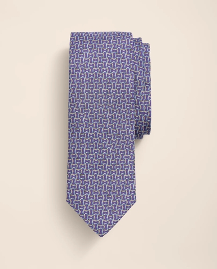 Silk Oval Motif Tie