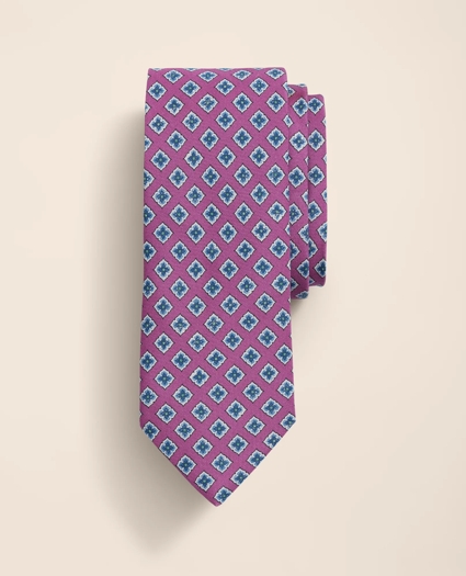Silk-Cotton Floral Tie