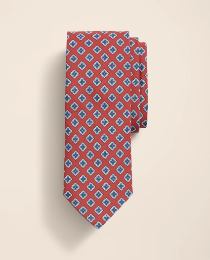 Silk-Cotton Floral Tie