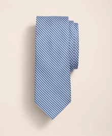 Silk Seersucker Stripe Tie