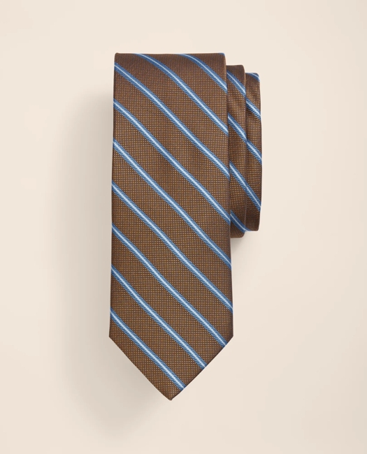 Silk Frame Striped Tie