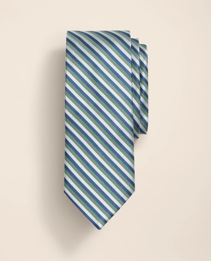 Silk Sidewheeler Striped Tie