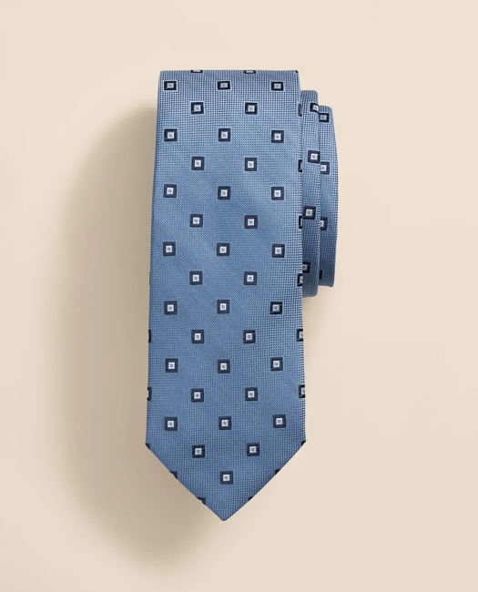 Silk Frame Diamond Tie