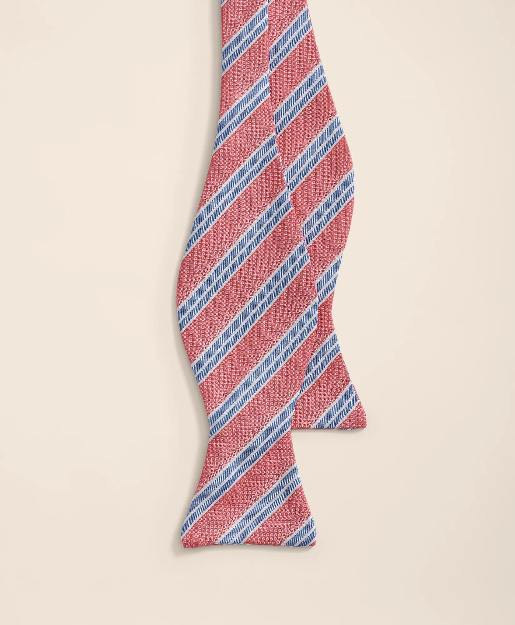 Silk BB#2 Stripe Bow Tie, image 2