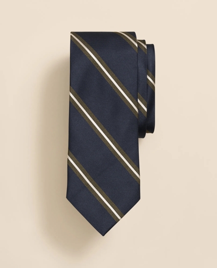 Silk Frame Striped Tie