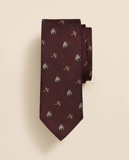 Silk Hound & Pheasant Tie