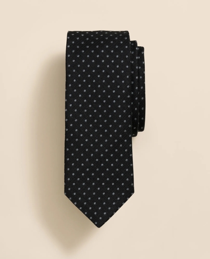 Wool-Silk Textured Dot Tie
