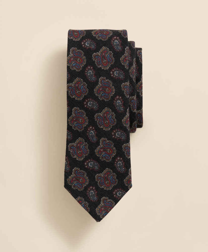 Wool Medium Paisley Tie