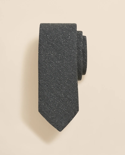 Wool Herringbone Tie