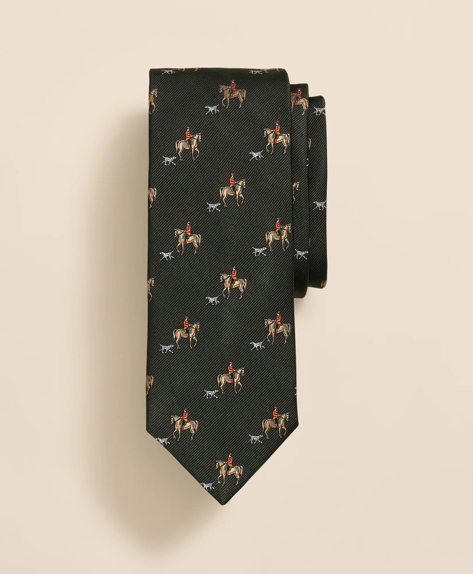 Silk Rider & Hound Tie, image 1