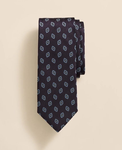 Silk Spaced Flower Tie