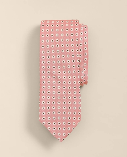 Silk Linen Flower Tie