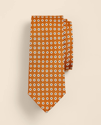 Silk Linen Flower Tie