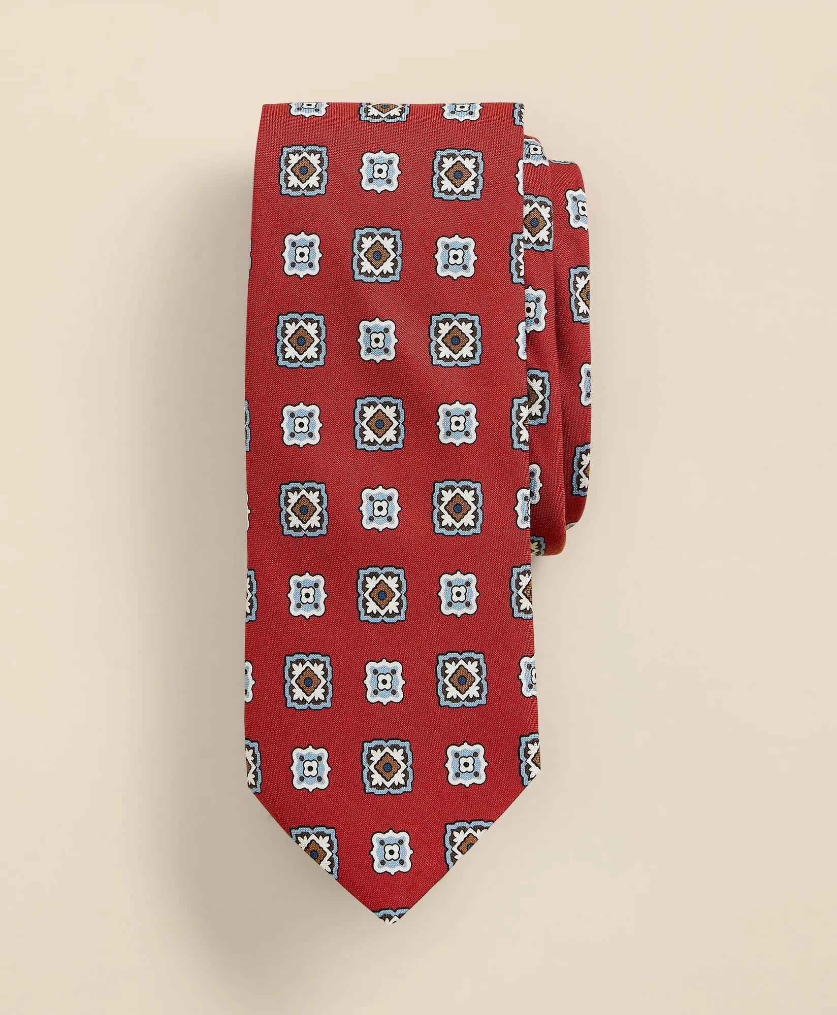 Silk Foulard Tie, image 1