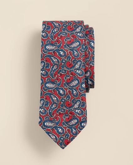 Linen Paisley Tie