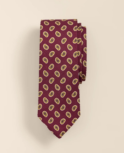 Linen-Silk Paisley Tie