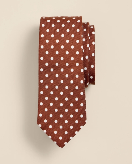 Linen-Silk Dot Tie