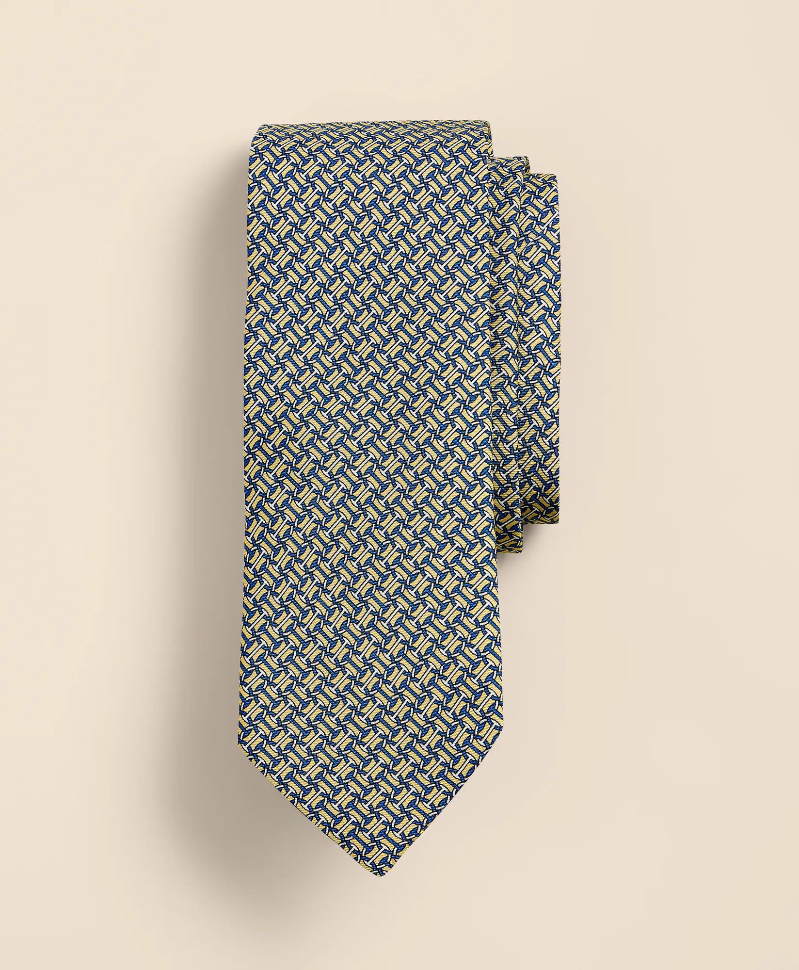 Silk Circle Link Tie, image 1